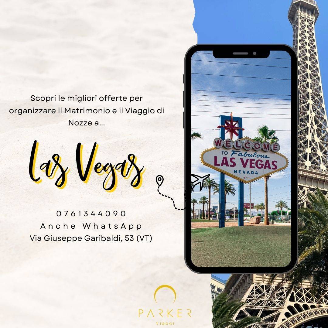 matrimonio e viaggio di Nozze a Las Vegas