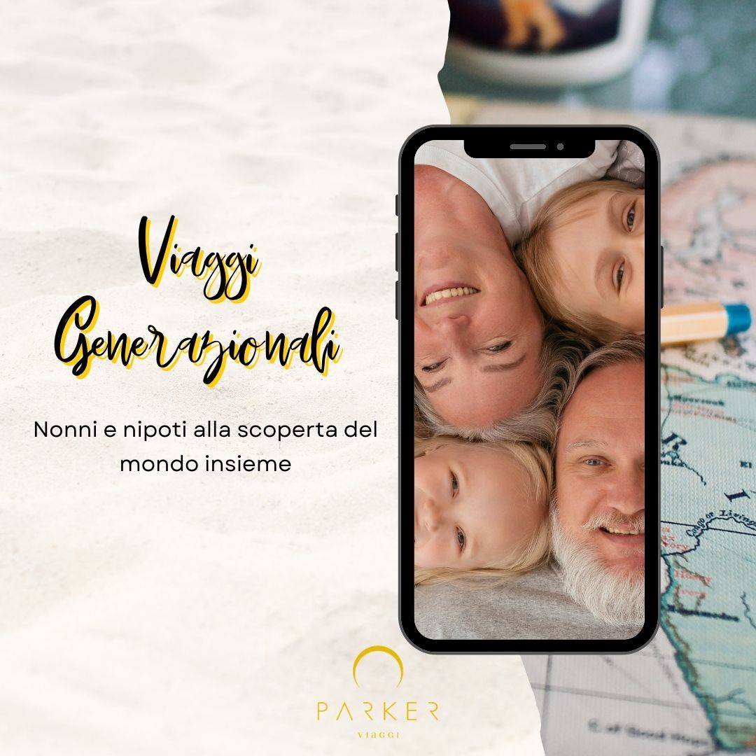 nonni e nipoti in viaggio